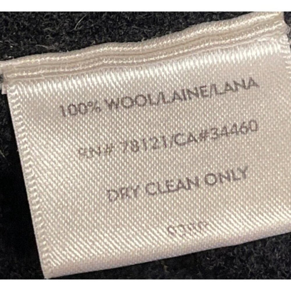 Eileen Fisher Women's Sweater Cardigan 100% Wool Black Two Way Zip Petite Small - Picture 9 of 9